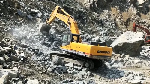 Escavadeira de esteiras ZG380 para mineração de minério