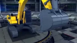 Animação 3D da Escavadeira de esteiras ZG380