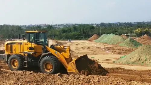 Pá carregadeira  ZL30H para nivelamento do solo
