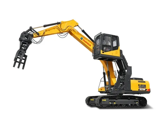 Escavadeira com garra orange peel ZG210H