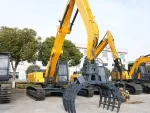 Escavadeira com garra orange peel ZG210H