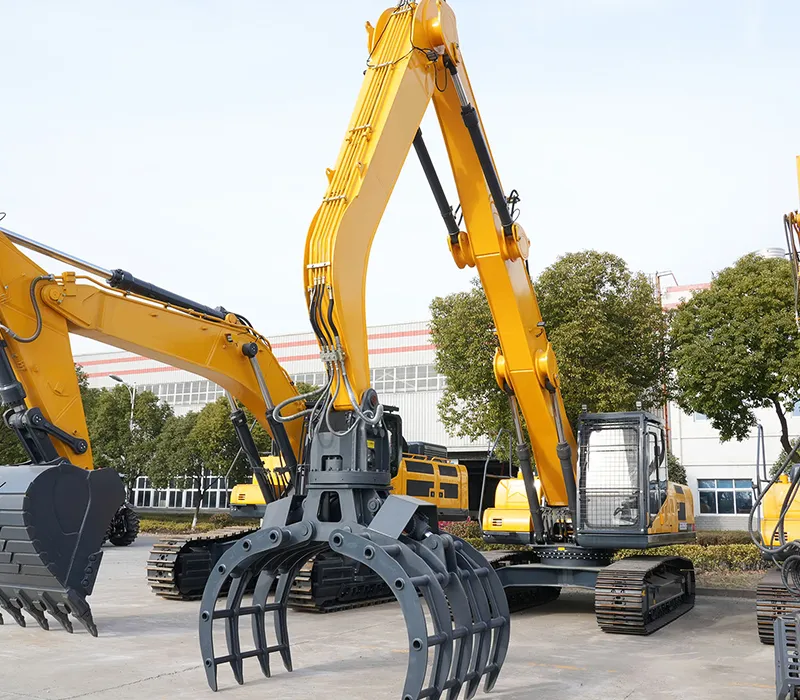 Escavadeira com garra orange peel ZG210H